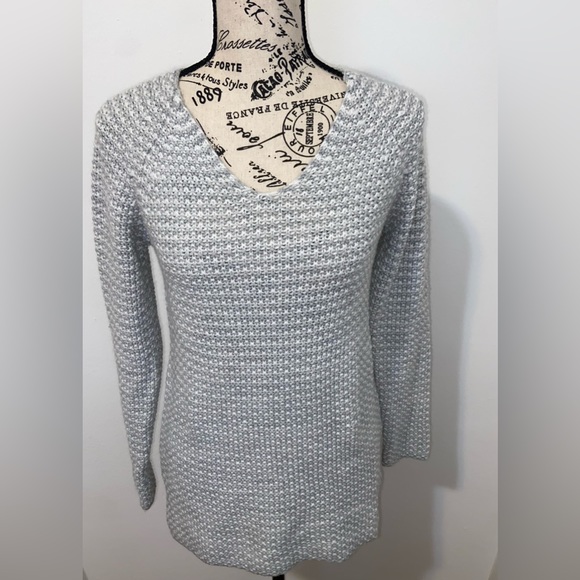 Aéropostale Chunky Light Gray Waffle Sweater - Picture 5 of 15